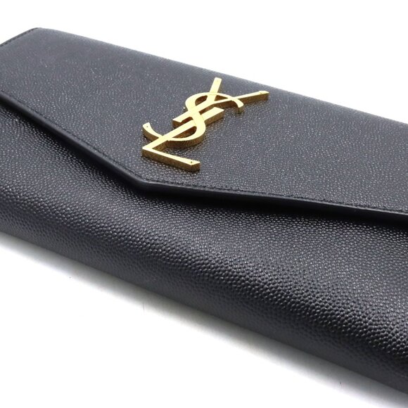 YSL Grain De Poudre Monogram uptown wallet - Picture 5 of 10